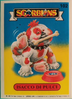 album sticker ISACCO DI PULCI, no. 102 — Sgorbions serie 1