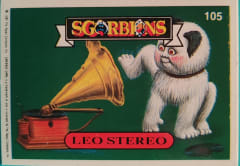album sticker LEO STEREO, no. 105 — Sgorbions serie 1