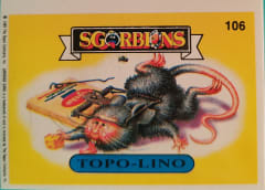 album sticker TOPO-LINO, no. 106 — Sgorbions serie 1