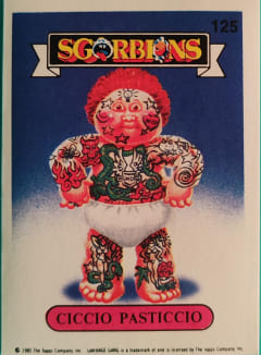 album sticker CICCIO PASTICCIO, no. 125 — Sgorbions serie 1