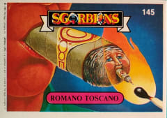 album sticker ROMANO TOSCANO, no. 145 — Sgorbions serie 1
