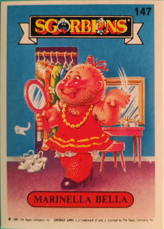 album sticker MARINELLA BELLA, no. 147 — Sgorbions serie 1