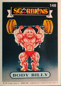 album sticker BODY BILLY, no. 148 — Sgorbions serie 1