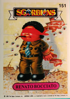 album sticker AGO-STINO FILOMENO, no. 152 — Sgorbions serie 1