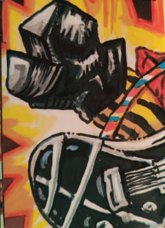 album sticker GENNARO ROCKETTARO (PUZZLE), no. 159 — Sgorbions serie 1
