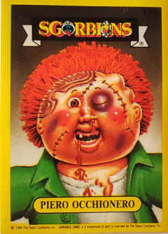 album sticker PIERO OCCHIONERO, no. 173 — Sgorbions serie 2