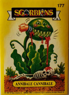 album sticker ANNIBALE CANNIBALE, no. 177 — Sgorbions serie 2