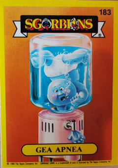album sticker GEA APNEA, no. 183 — Sgorbions serie 2