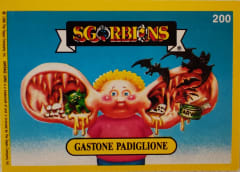 album sticker GASTONE PADIGLIONE, no. 200 — Sgorbions serie 2