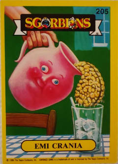 album sticker EMI CRANIA, no. 205 — Sgorbions serie 2