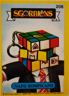 album sticker NAPO ROMPICAPO, no. 208 — Sgorbions serie 2