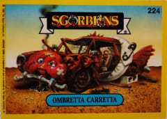 album sticker OMBRETTA CARRETTA, no. 224 — Sgorbions serie 2