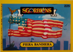 album sticker PIERA BANDEIRA, no. 225 — Sgorbions serie 2