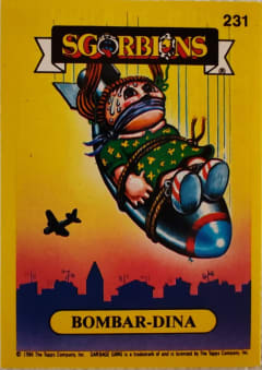 album sticker BOMBAR-DINA, no. 231 — Sgorbions serie 2