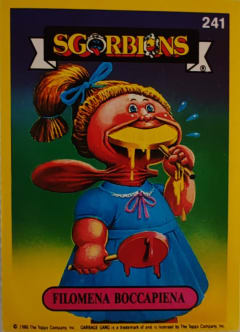 album sticker FILOMENA BOCCAPIENA, no. 241 — Sgorbions serie 2