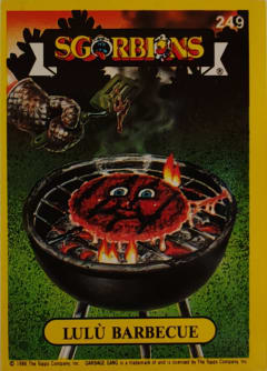 album sticker LULU BARBECUE, no. 249 — Sgorbions serie 2