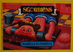 album sticker MARIELLA PASTARIELLA, no. 253 — Sgorbions serie 2