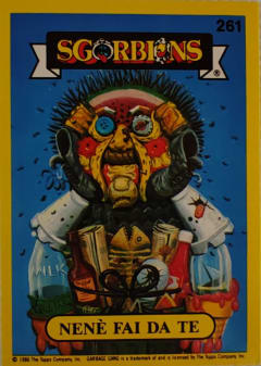 album sticker NENE FAI DA TE, no. 261 — Sgorbions serie 2