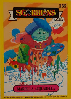 album sticker MARIELLA ACQUARELLA, no. 262 — Sgorbions serie 2