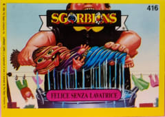 album sticker FELICE SENZA LAVATRICE, no. 416 — Sgorbions serie 2