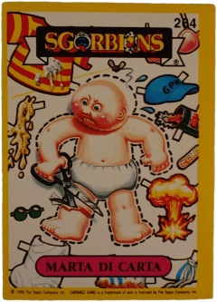 album sticker MARTA DI CARTA, no. 264 — Sgorbions serie 2