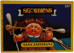 album sticker NANA ZAFFERANA, no. 267 — Sgorbions serie 2