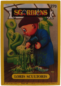 album sticker LORIS SCULTORIS, no. 270 — Sgorbions serie 2