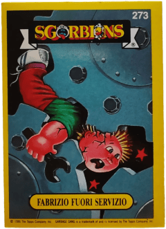 album sticker FABRIZIO FUORI SERVIZIO, no. 273 — Sgorbions serie 2