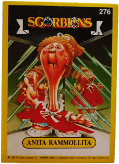 album sticker ANITA RAMMOLLITA, no. 276 — Sgorbions serie 2