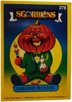 album sticker CARLONE ZUCCONE, no. 278 — Sgorbions serie 2