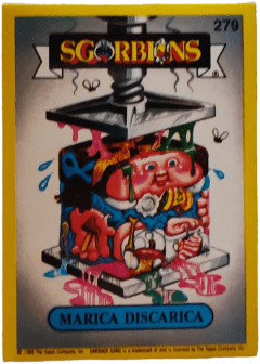 album sticker MARICA DESCARICA, no. 279 — Sgorbions serie 2