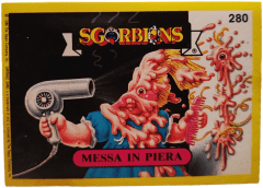 album sticker MESSA IN PIERA, no. 280 — Sgorbions serie 2
