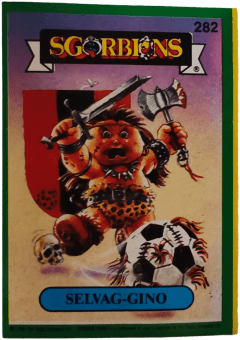 album sticker SELVAG-GINO, no. 282 — Sgorbions serie 2