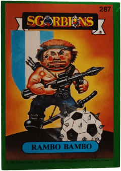 album sticker RAMBO BAMBO, no. 287 — Sgorbions serie 2