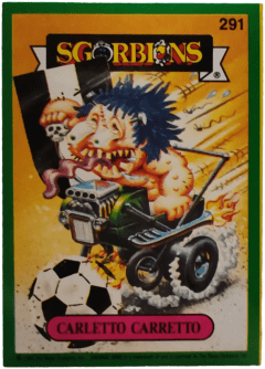 album sticker CARLETTO CARRETTO, no. 291 — Sgorbions serie 2