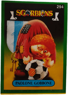 album sticker PAOLONE GOBBONE, no. 294 — Sgorbions serie 2