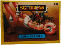 album sticker LOLA CARIOLA, no. 299 — Sgorbions serie 2