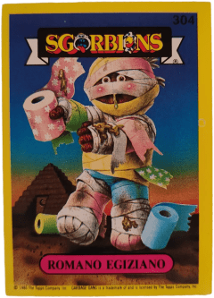 album sticker ROMANO EGIZIANO, no. 304 — Sgorbions serie 2