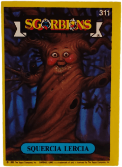 album sticker SQUERCIA LERCIA, no. 311 — Sgorbions serie 2