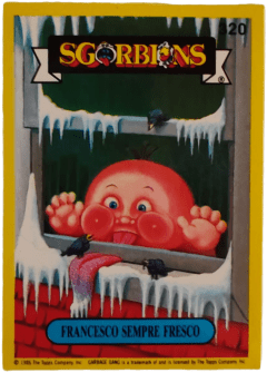 album sticker FRANCESCO SEMPRE FRESCO, no. 320 — Sgorbions serie 2