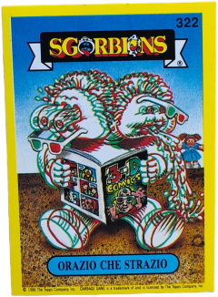 album sticker ORAZIO CHE STRAZIO, no. 322 — Sgorbions serie 2