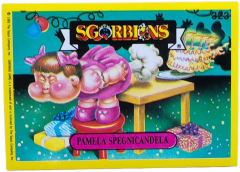 album sticker PAMELA SPEGNICANDELA, no. 323 — Sgorbions serie 2