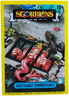 album sticker GENNARO TOMBINARO, no. 324 — Sgorbions serie 2