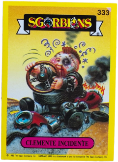 album sticker CLEMENTE INCIDENTE, no. 333 — Sgorbions serie 2