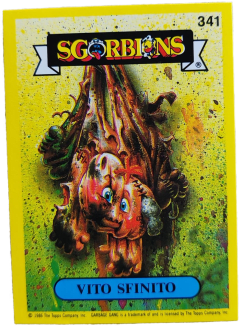 album sticker VITO SFINITO, no. 341 — Sgorbions serie 2