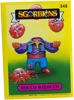 album sticker ROCCO BALOCCO, no. 348 — Sgorbions serie 2