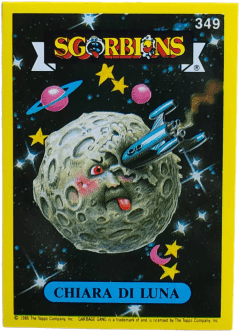 album sticker CHIARA DI LUNA, no. 349 — Sgorbions serie 2
