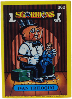 album sticker IVAN TRILOQUO, no. 362 — Sgorbions serie 2