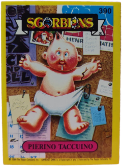 album sticker PIERINO TACCUINO, no. 390 — Sgorbions serie 2