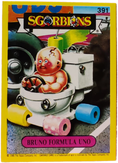 album sticker BRUNO FORMULA UNO, no. 391 — Sgorbions serie 2